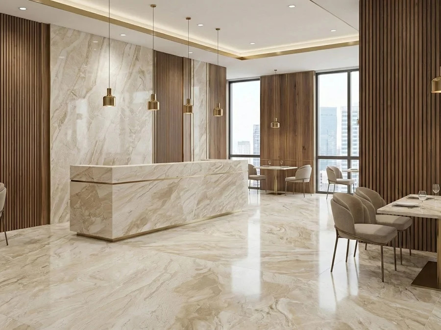 Diana Royal Marble Finishes and Applications: The Architectural Signature of Classic Elegance and Timeless Luxury