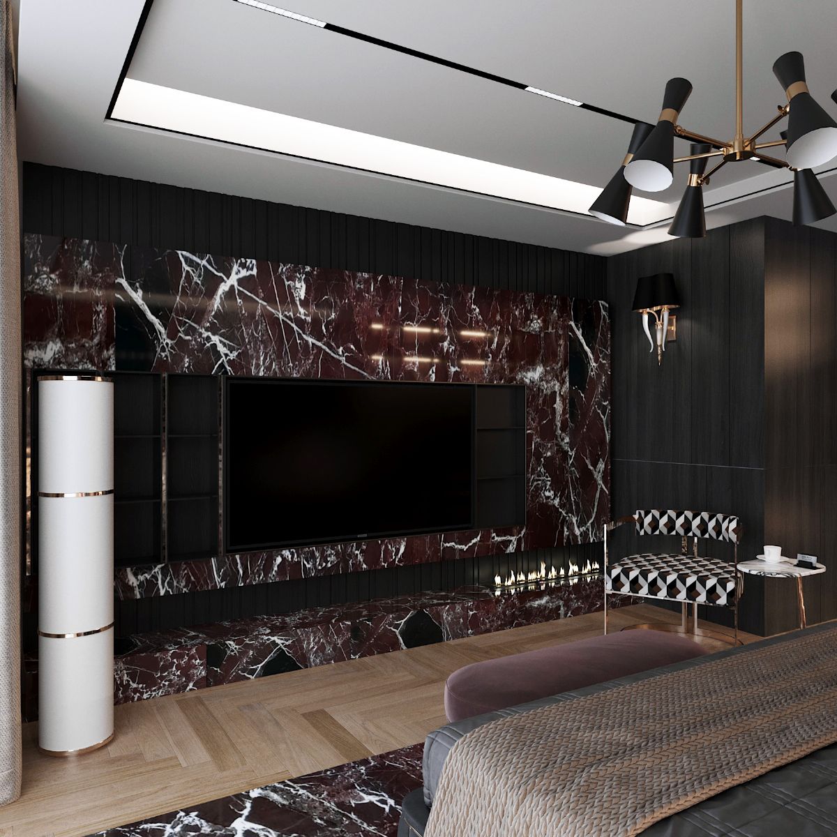 Turkish Red Marble Portfolio: Surface Finishes and Architectural Applications