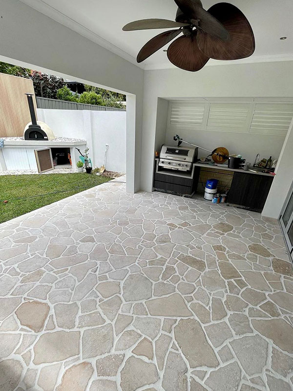 Use of Light Color Travertine in European Projects
