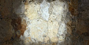 Backlit Onyx and Exploded Travertine Wall Panels in Luxury Office & Business Center Designs