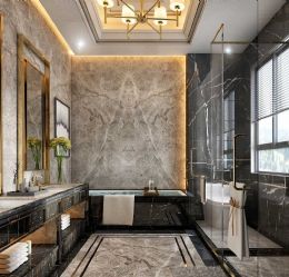 Tundra Grey Marble Finishes and Applications