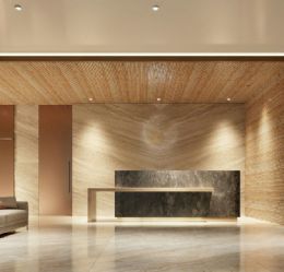 Natural Stone Wall and Floor Design for Corporate Offices